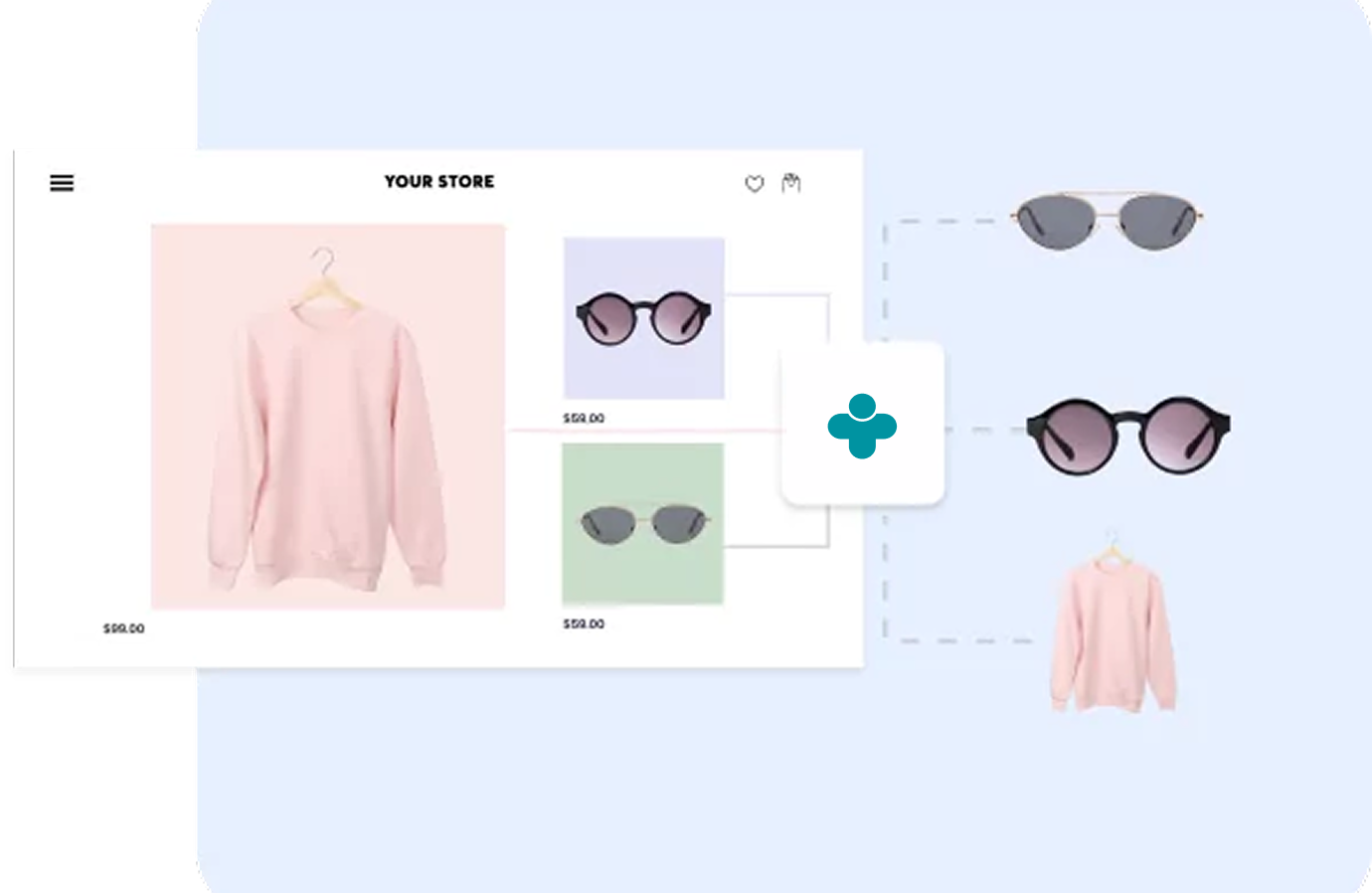 Illustration Boutique en Ligne